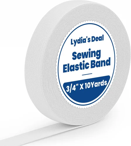 Vista 9 de Lydia's Deal Cordón elástico de 1/8 de pulgada (3mm) x 50 yardas, cuerda elástica, bandas elásticas para tejer, costura, manualidades, bricolaje
