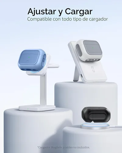 Vista 7 de ESR Funda para AirPods Pro 2, Compatible con Funda de Airpods Pro de 2ª / 1ª Generación (2023/2022/2019), Compatible con MagSafe, Cubierta