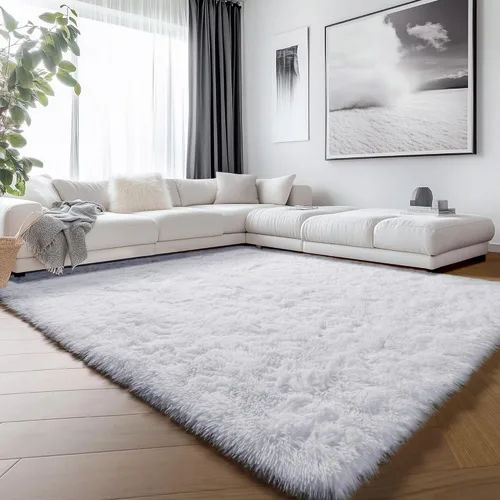 Vista 40 de ONASAR - Alfombra redonda rosa claro de 2 pies, esponjosa, lavable, tapete de gato o perro, suave, afelpada, peluda, tapete circular para dormitorio