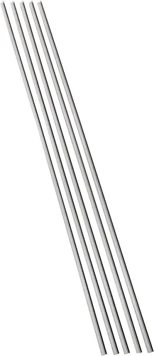 Vista 9 de Palisade Borde de vinilo en esquina interior en níquel escarchado (muestra de 6 pulgadas)