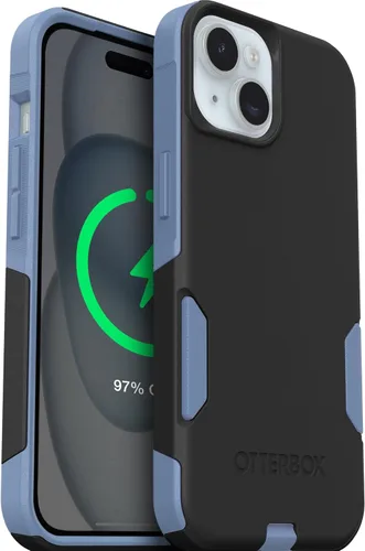 Vista 11 de OtterBox Funda para iPhone 16e, 15, 14 y 13 Commuter Series, color negro, delgada y resistente, apta para bolsillo, con protección de puerto