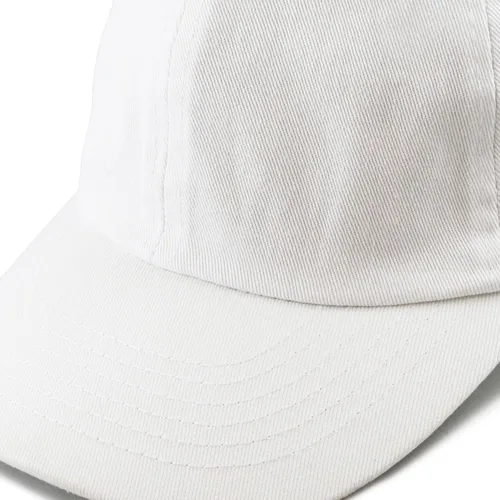 Vista 5 de Gorra de béisbol lisa de algodón y mezclilla de perfil bajo lavado para niños UPF 50+