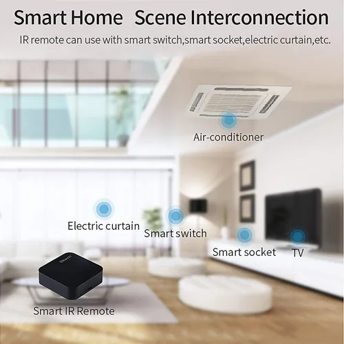 Vista 7 de Control remoto inteligente WiFi para el hogar inteligente infrarrojo universal, uno para todos los controles, AC TV, DVD, CD, AUD, aire