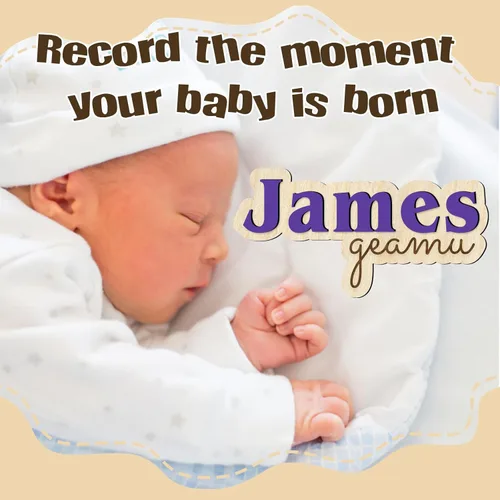 Vista 5 de Letrero de anuncio de nacimiento para recién nacido, anuncio de bebé personalizado, letrero de madera grabado con nombre de bebé, accesorios