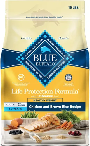 Vista 2 de Blue Buffalo Life Protection Formula Peso Saludable Alimento Seco para Perros de Raza Pequeña, Apoya un Peso Ideal, Hecho con Ingredientes