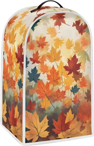 Vista 13 de Upetstory Funda antipolvo para licuadora de vaca, estilo bohemio, azteca, para cafetera, electrodomésticos, resistente a las manchas, lavable
