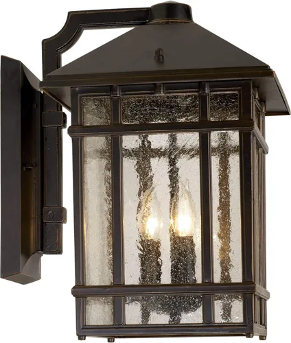 Vista 5 de J du J Sierra Craftsman - Lámpara de pared para exteriores de 15 pulgadas de alto