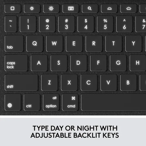 Vista 5 de Logitech Combo Touch - Funda con teclado para iPad Air (3ª generación) y iPad Pro de 10.5 pulgadas con trackpad, teclado inalámbrico y tecnología