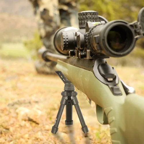 Vista 5 de HUNTPAL Shooting Rest Tripod - Adjustable Height, 360 Degree Rotation, V Yoke Stand - Portable Rifle Rest for Target Shooting, Hunting and Outdoor