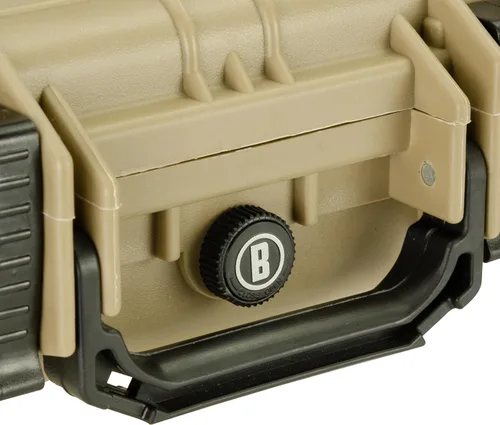 Vista 8 de Bushnell Estuche rígido compacto impermeable de 11.6 pulgadas para pistolas, a prueba de golpes y listo para TSA (bronceado), BN00010-GUN
