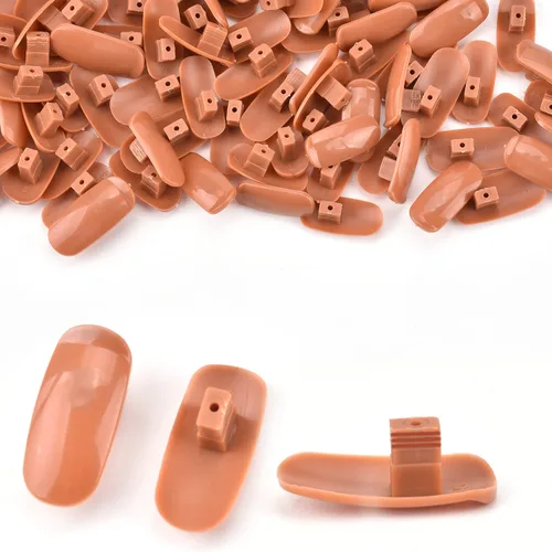 Vista 8 de MEKK Mano de práctica para uñas acrílicas, manos flexibles para practicar uñas, nunca se caen, kits de mano de entrenamiento de uñas con limas