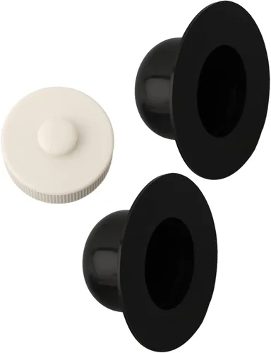 Vista 2 de Screw On Pool Drain Cap Replacement Part for Intex Above Ground Pools 42 Inch and Up, Compatible with Filter Pump Models 26165EH 26175EH 26301T