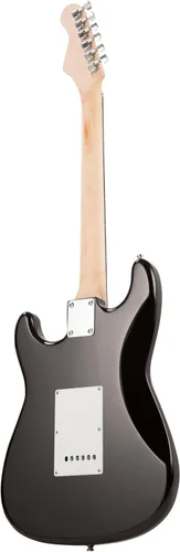 Vista 3 de RockJam Kit de guitarra eléctrica con amplificador de 10 vatios, funda, púas, cuerdas de repuesto y lecciones
