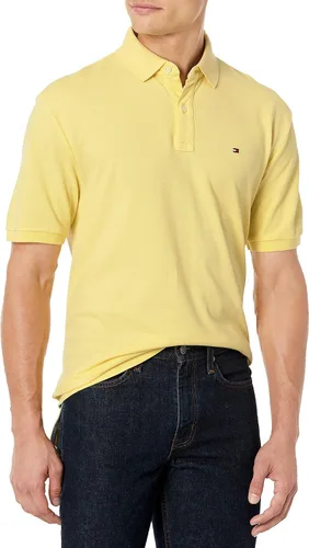 Vista 35 de Tommy Hilfiger - Camisa polo de manga corta para hombre, en ajuste clásico, de algodón piqué Violeta africana