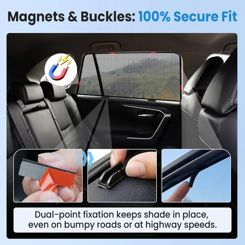 Vista 176 de KUST Parasol para parabrisas para Honda Accord 2018-2024 2025 2026, accesorios de ventana de 4 capas, protector solar plegable, bloquea los rayos