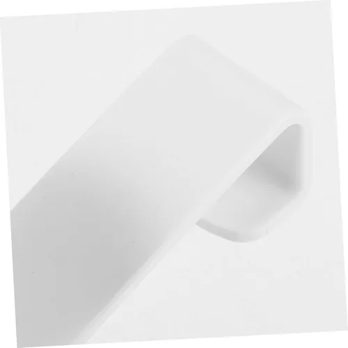 Vista 9 de Zerodeko 12 piezas multifuncionales con gancho en z para tanque de inodoro, arandelas de plástico, ganchos de plástico blanco, gancho para colgar