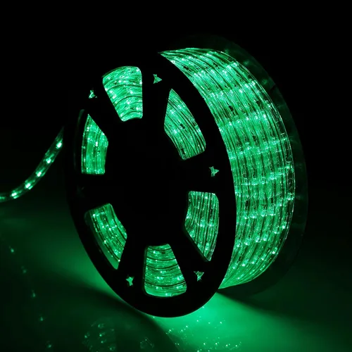 Vista 4 de Tira de luces LED impermeables, tira de luces LED de 100 pies para exteriores, impermeable, iluminación decorativa para interiores/exteriores
