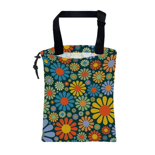 Vista 15 de Bolsa de basura para automóvil, diseño abstracto de mármol dorado con cordón ajustable, bolsa de basura para colgar para asiento trasero con hebilla