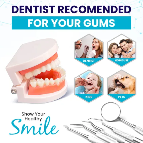 Vista 4 de Dental Duty Herramientas Dentales, Raspador Dental para Herramientas de Limpieza de Dientes – Removedor de Placa para Dientes con Kit de Limpieza