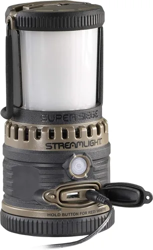 Vista 6 de Streamlight 44947 Super Siege Linterna recargable de 1100 lúmenes con cargador AC de 120 voltios, Coyote