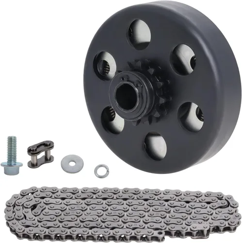 Embrague Mini Bike Go Kart 5/8" Set de Embrague Centrífugo de 12 Dientes con Cadena 35 Predator 212 Motor para Cortacésped Fun Kart 6.5HP