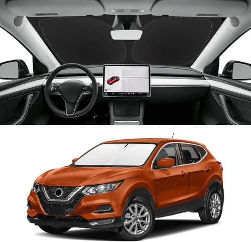 Vista 64 de Parasol plegable para parabrisas visor solar para ventana frontal accesorios de automóvil