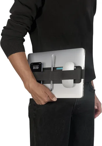 Beblau Slim PRO Organizador de Tecnología Portátil Adjuntable – Accesorio para Laptop y Notebook | Se Adapta a 13"-17" | Organizador de Mochila y