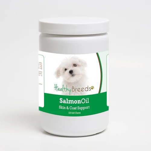 Vista 316 de Healthy Breeds Affenpinscher - Masticables suaves de aceite de salmón, 90