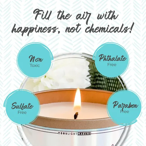 Vista 40 de Moonlight Makers Congrats Y'all Hot Apple Pie Scented Candle - Handmade Natural Soy Candle Wax, 25 Hour Burn Time, Cute Friendship and Birthday