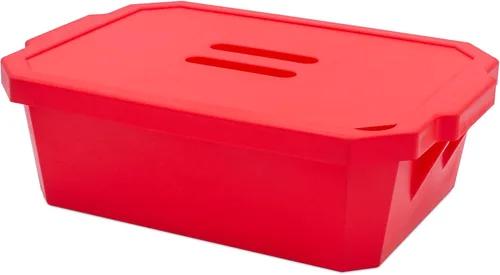 Vista 7 de SP Bel-Art Magic Touch 2 - Bandeja de hielo negra de alto rendimiento; modelo mini de 1.0 litros, con tapa (M16807-1102)