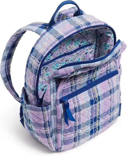 Vista 3 de Vera Bradley - Mochila pequeña de algodón para mujer