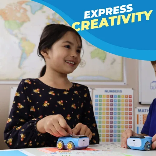 Vista 6 de Kit de aprendizaje en casa Sphero Indi - Robot de codificación sin pantalla para niños de 4 años en adelante - Construye laberintos, aprende