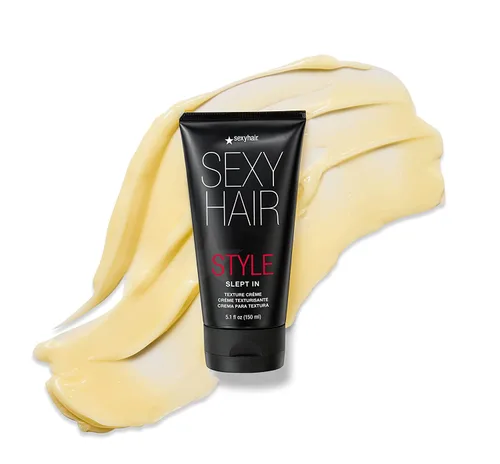 Vista 6 de SexyHair Style Slept In Texture Cream Textura suave y control Ligero y añade brillo Se lava fácilmente