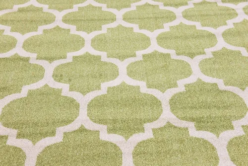 Vista 913 de Unique Loom Trellis Collection - Alfombra de área de Filadelfia, rectangular de 2 pies 2 pulgadas x 3 pies, color morado y marfil