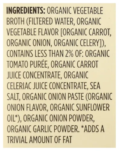 Vista 8 de 365 by Whole Foods Market, Caldo vegetal orgánico bajo en sodio, 32 onzas líquidas