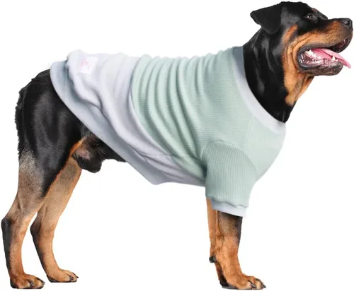 Vista 9 de Camisetas a rayas para perros medianos, ropa sin mangas, camiseta sin mangas, chaleco para Schnauzer, Shiba Inu, rojo, grande