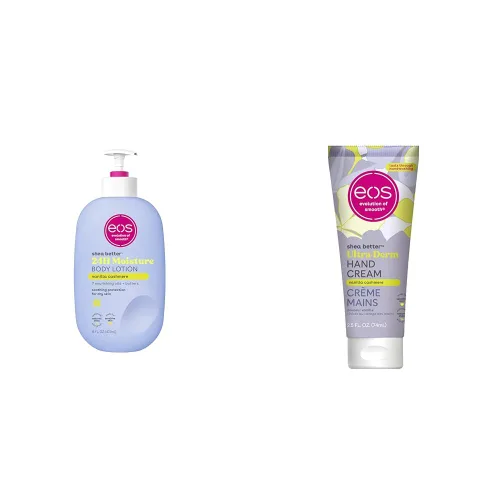 Paquete de eos Shea Better Vanilla Cashmere- Loción corporal + crema de manos