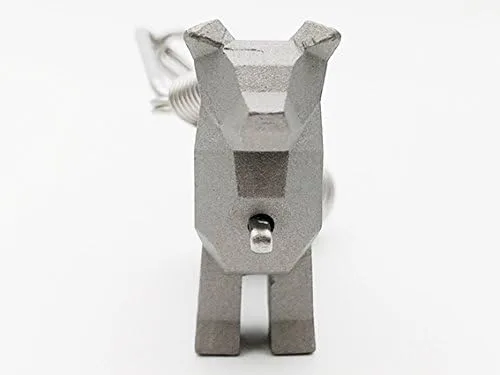 Vista 7 de MOODTOWN - Llavero de acero inoxidable hecho a mano