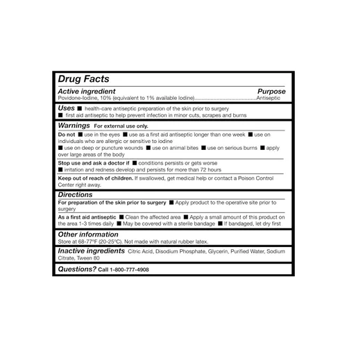 Vista 3 de 85652340 Prep Solution McKesson 1 gal. Jarra 10% Povidone-Iodine