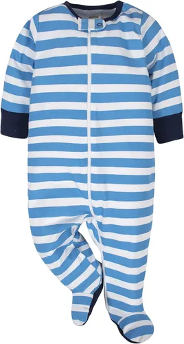 Vista 3 de Onesies Brand baby-boys 4-pack Sleep 'N Play Footies