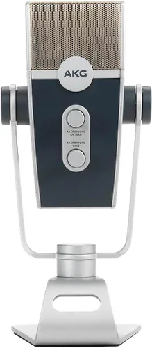 Vista 5 de AKG Pro Audio Lyra Ultra-HD USB C Micrófono para grabación, transmisión, juegos, podcast, ASMR en PC y Mac, micrófono de condensador para laptop