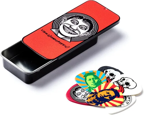 Vista 5 de JIM DUNLOP JVHPT03M John Van Hamersveld Jimi Pick - Lata, surtido, mediano, 6 púas/lata