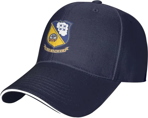 FLYiFE Gorra de béisbol de los ángeles, ajustable, para hombres y mujeres, regalos informales, unisex, clásico, vaquero, vintage, azul marino, Azul