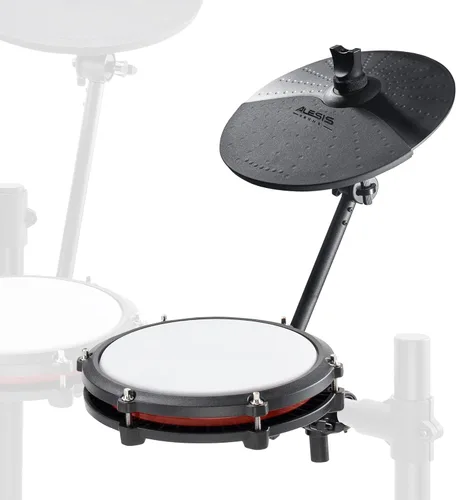 Alesis Drums Nitro Max Expansion Pack - Expansión de batería eléctrica para kit Nitro Max con pad de tom de malla, platillo de 10" con choke y
