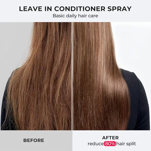 Vista 5 de TYMO Protector térmico para cabello con aceite de argán para herramientas de peinado calentadas, acondicionador en aerosol para suavizar e hidratar