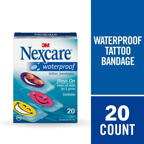 Vista 2 de Nexcare - Vendajes impermeables, colección fresca, diseños, divertidos, para niños, cortes, abrasiones