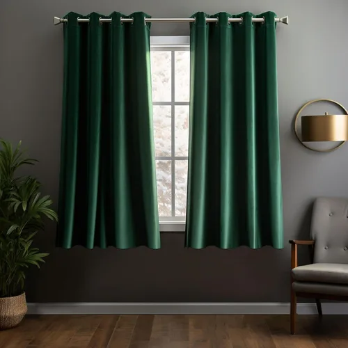 Vista 23 de Juego de 2 paneles de cortinas de terciopelo marrón dorado, ojales súper suaves para sala de estar, reducción de ruido, oscurecimiento