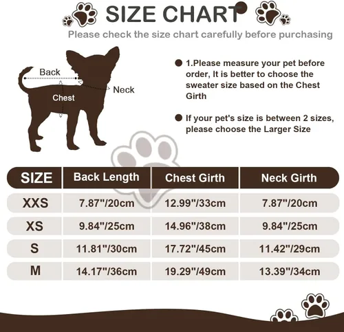 Vista 6 de Suéteres para perros, suéter para cachorros, ropa para perros, suéter de gato, ropa de chihuahua, suéteres para perros pequeños, ropa