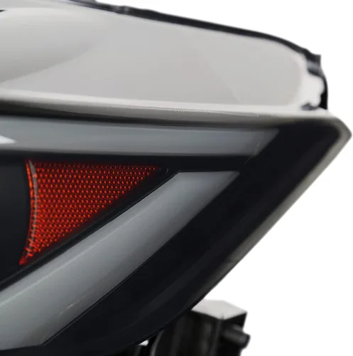 Vista 9 de SPEC-D TUNING Faros proyectores negros con barra LED y animación de inicio compatibles con Ford Mustang 2015-2017, Ford Mustang Shelby 2018-2020