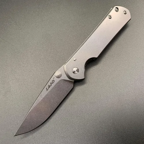 Vista 8 de LAND al aire libre caza supervivencia camping EDC herramienta bolsillo plegable cuchillo (810)